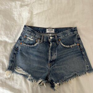 Agolde denim shorts 25